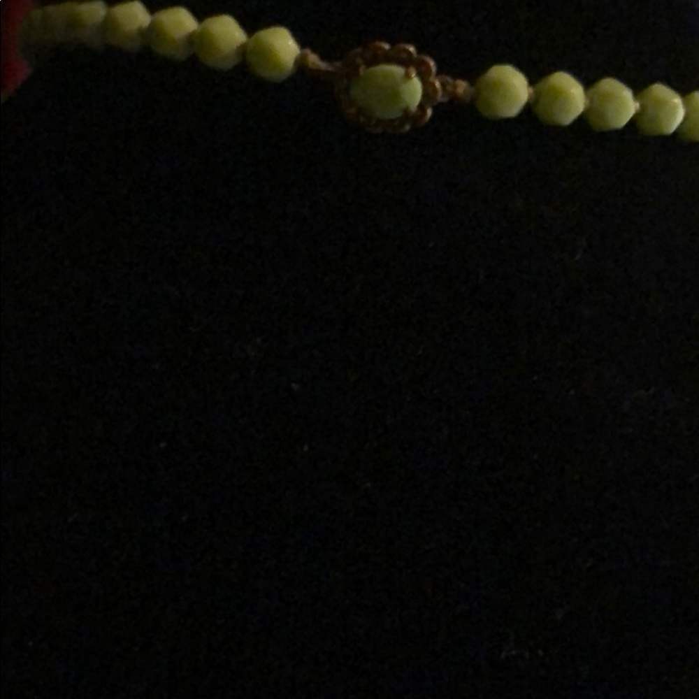 Vintage glass necklace